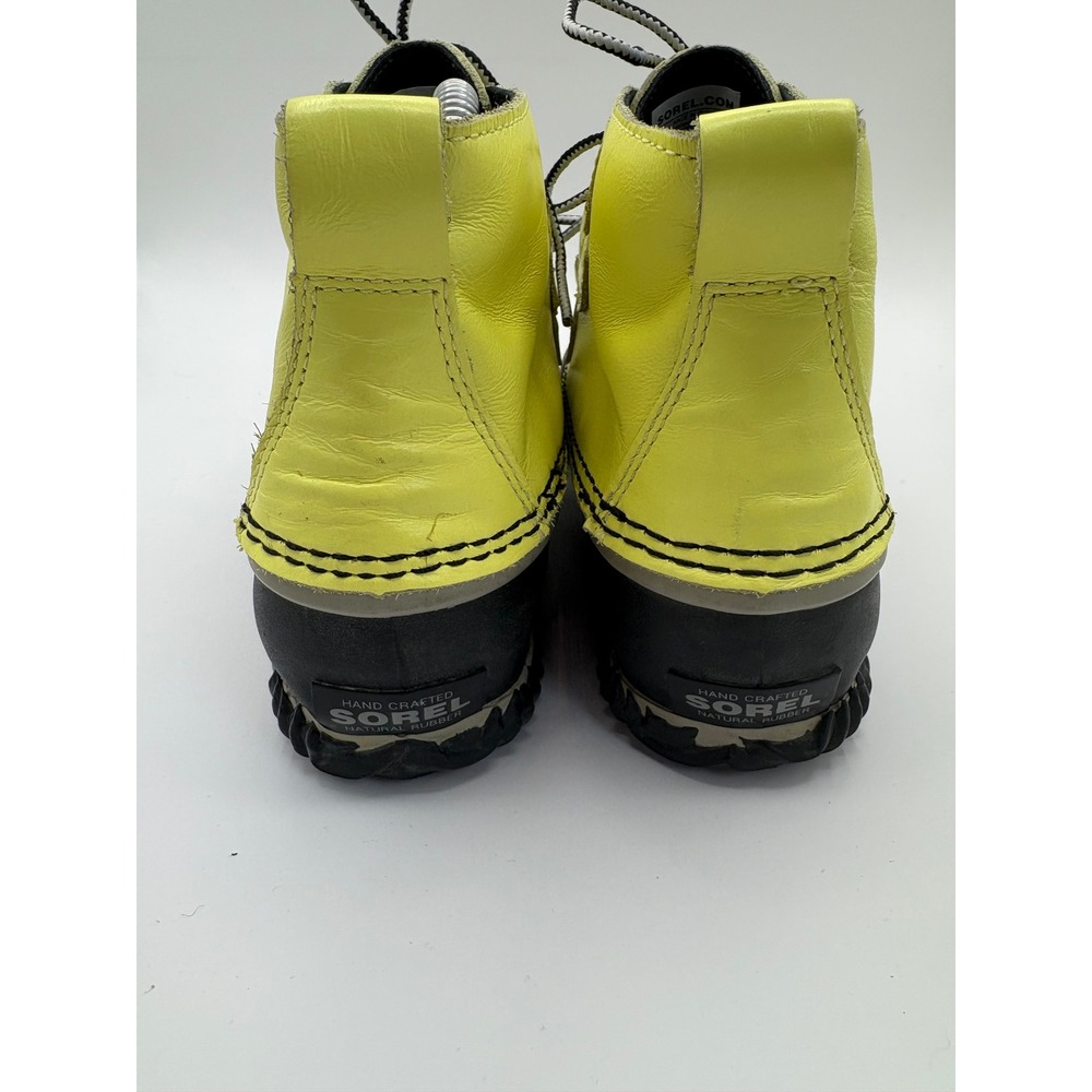 Sorel Yellow and Black Waterproof Winter Boots - Picture 4 of 9